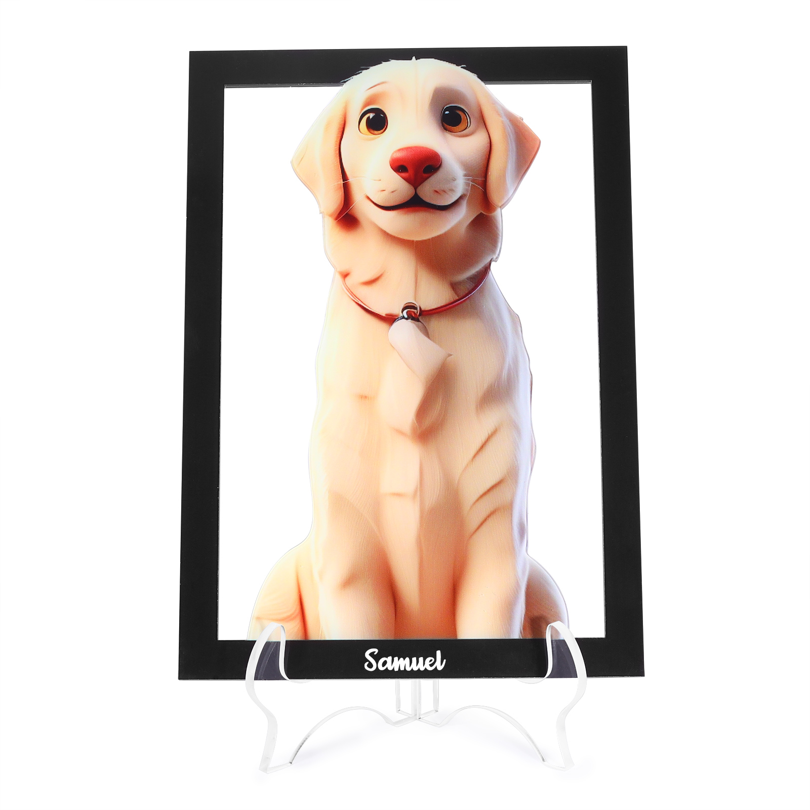 Personalised Cartoon Acrylic Plaque Heartfelt Valentines Day Gift for Couples