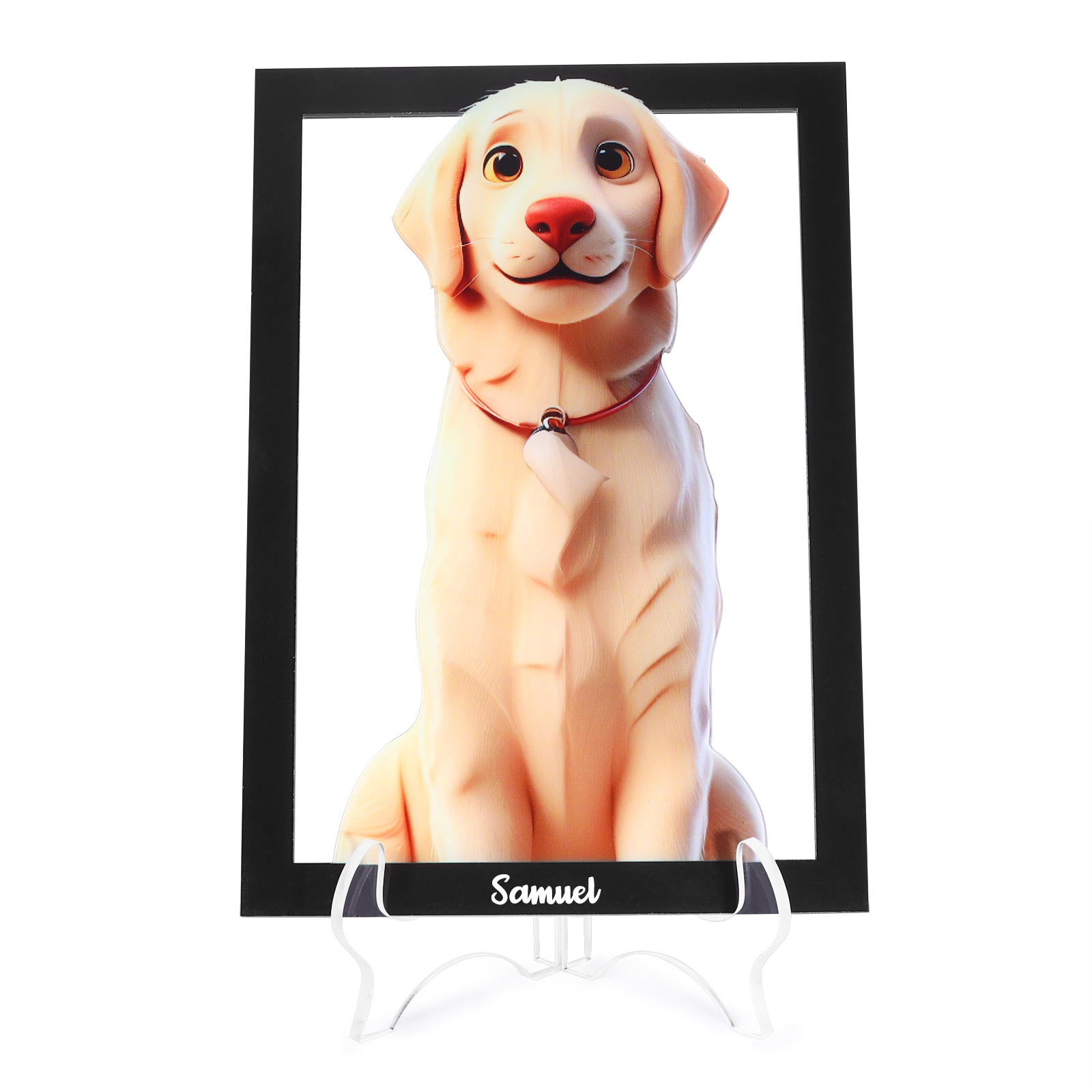 Personalised Cartoon Acrylic Plaque Heartfelt Valentines Day Gift for Couples