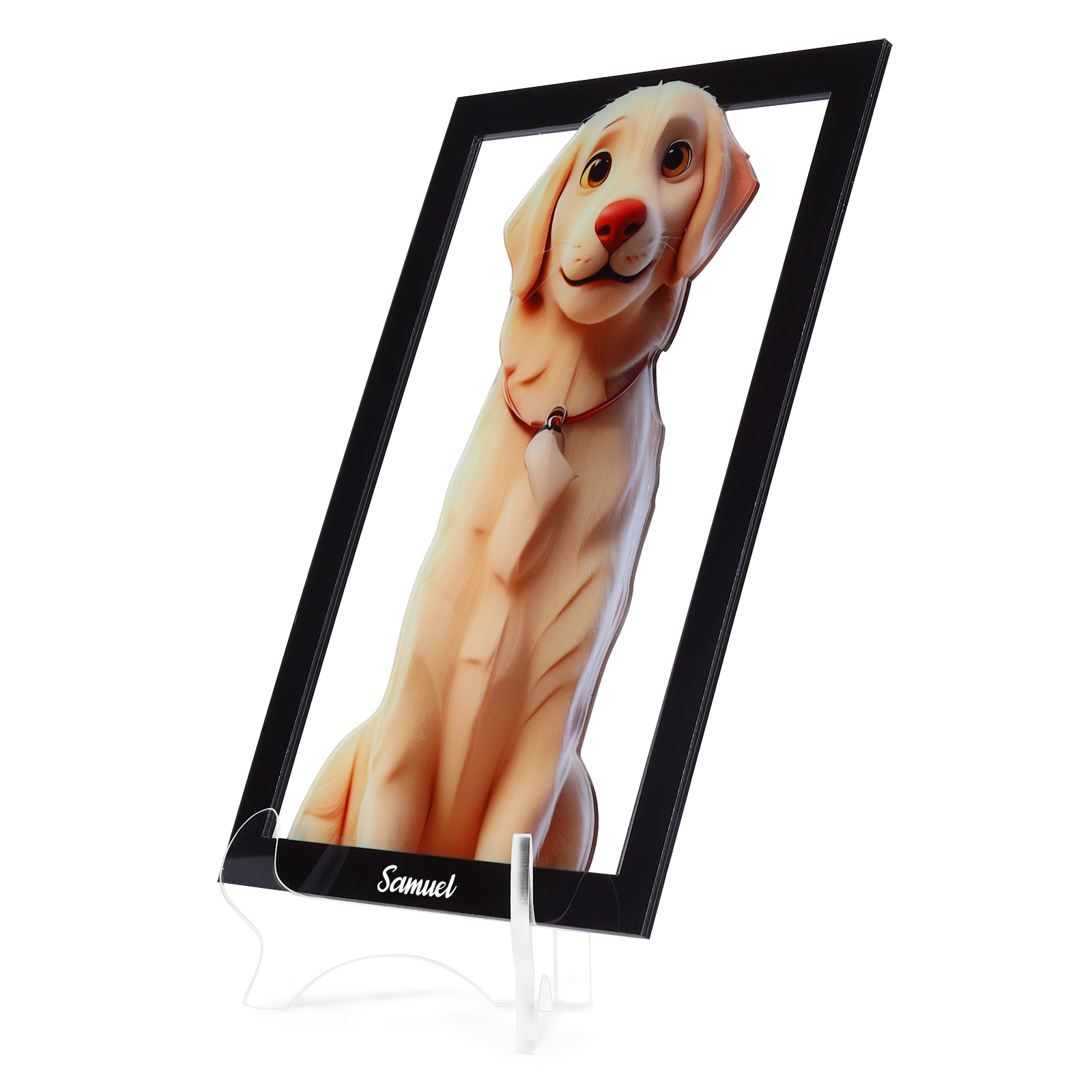 Personalised Cartoon Acrylic Plaque Heartfelt Valentines Day Gift for Couples