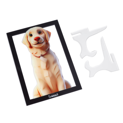 Personalised Cartoon Acrylic Plaque Heartfelt Valentines Day Gift for Couples