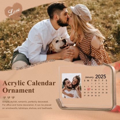 Personalised Photo Plaque Your Special Date Your Story Custom 1 Photo and 1 Date Valentine’s Day Gift