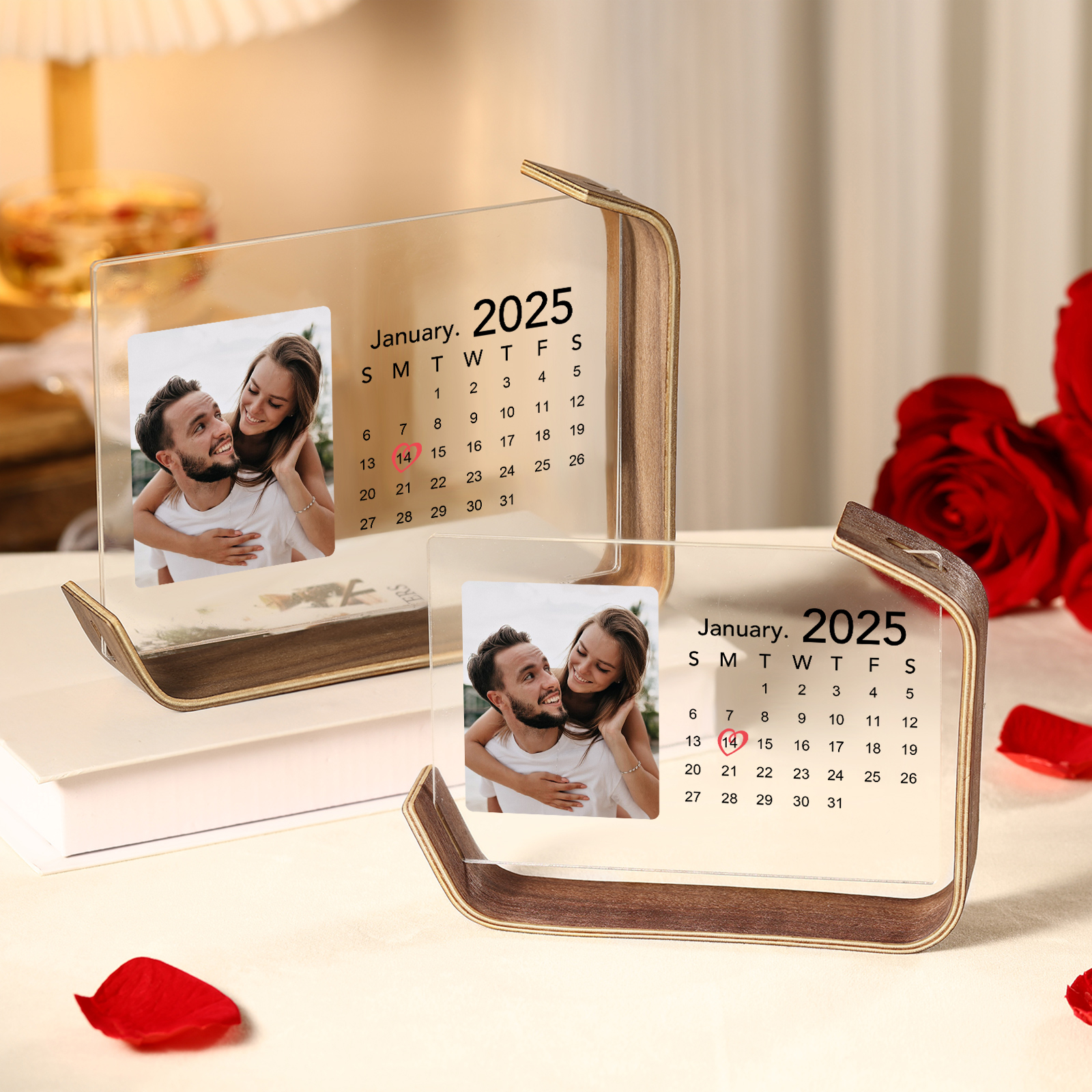 Personalised Photo Plaque Your Special Date Your Story Custom 1 Photo and 1 Date Valentine’s Day Gift