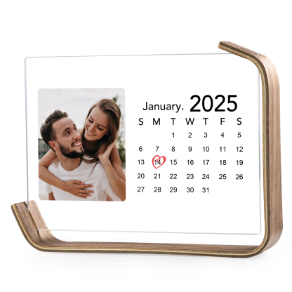 Personalised Photo Plaque Your Special Date Your Story Custom 1 Photo and 1 Date Valentine’s Day Gift