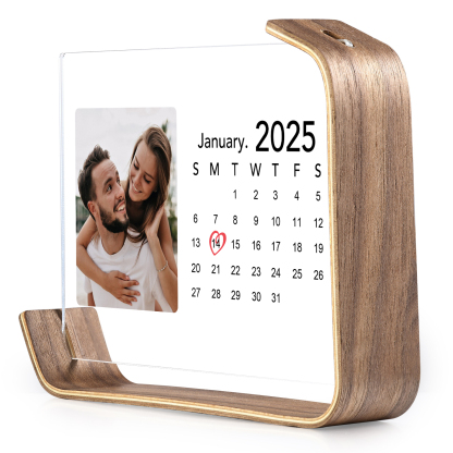 Personalised Photo Plaque Your Special Date Your Story Custom 1 Photo and 1 Date Valentine’s Day Gift