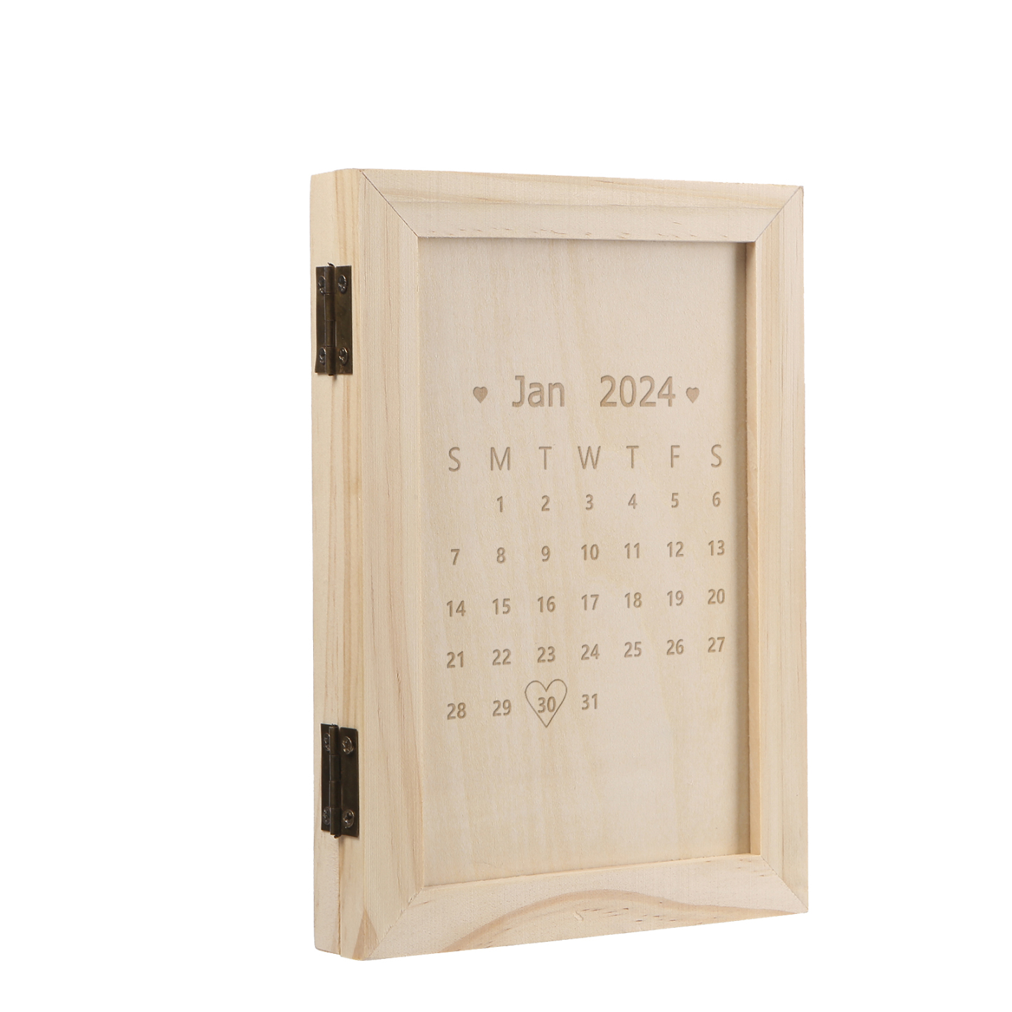 5 Names Personalised Wooden Frame with Photo and Date - Father’s Day Gift | Jessemade