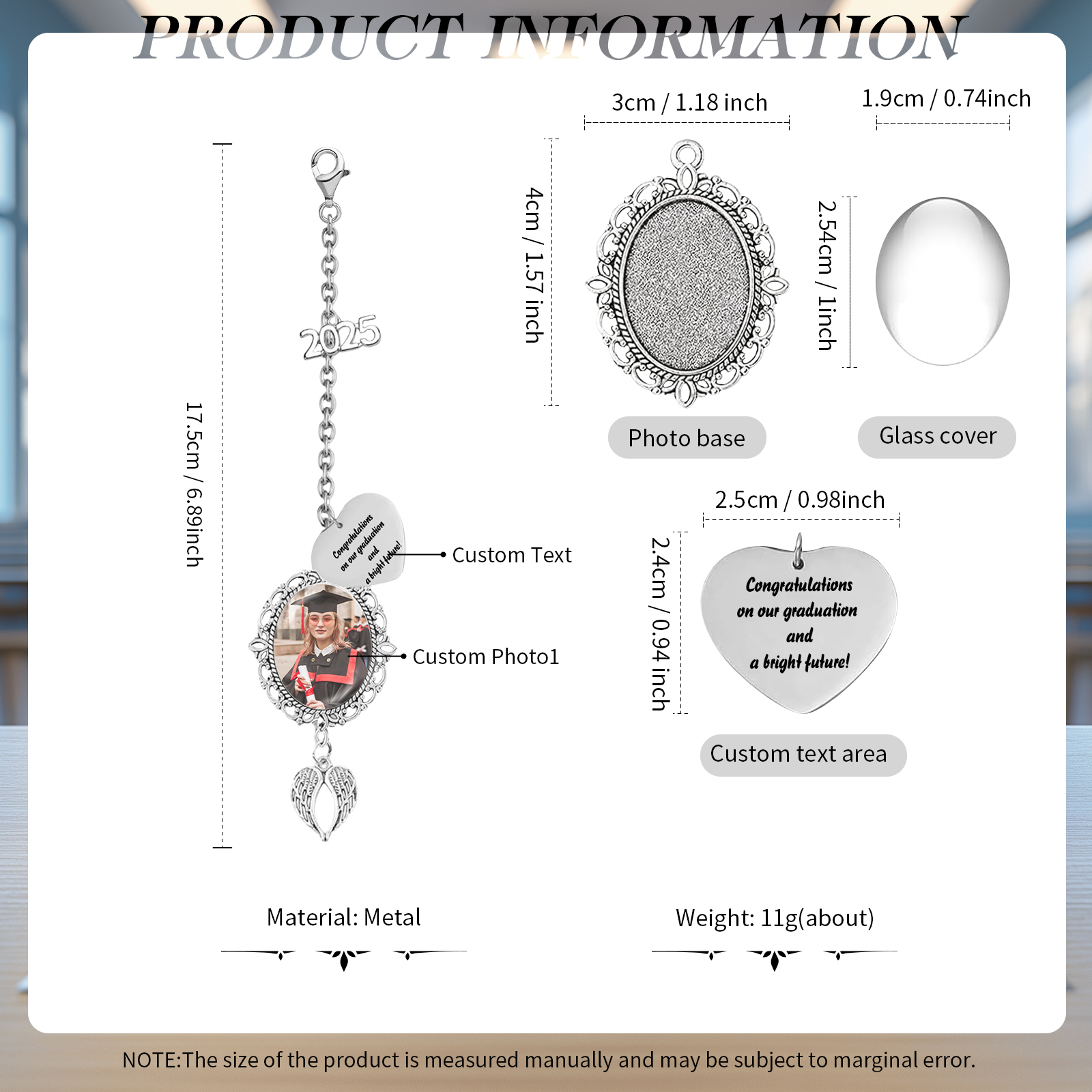 Personalised Graduation Hanging Ornament  – Custom Gift for Graduates | Jessemade