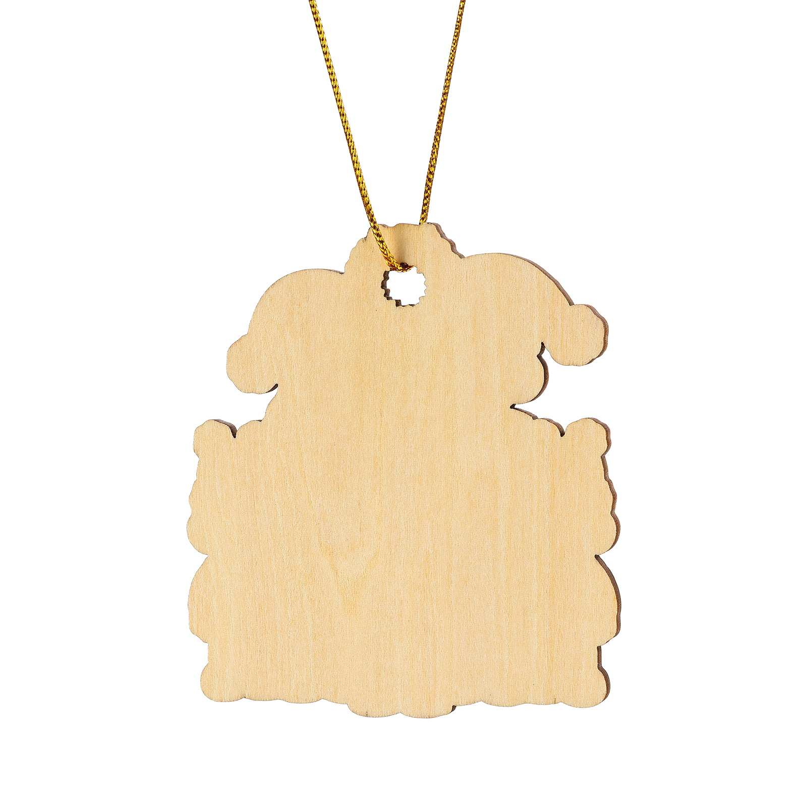 Personalised Cartoon Family Wooden Christmas Ornament