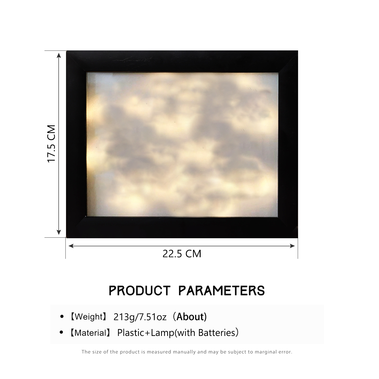 Personalised LED Light Frame for Couples – “I Love You Every Day”