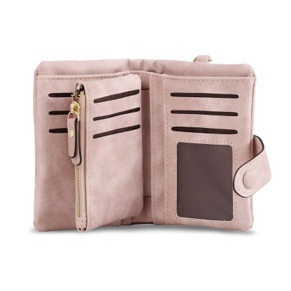 Personalised Wallet with flowers and a hand-in-hand design, with 3 to 6 names – for Mum/Grandma