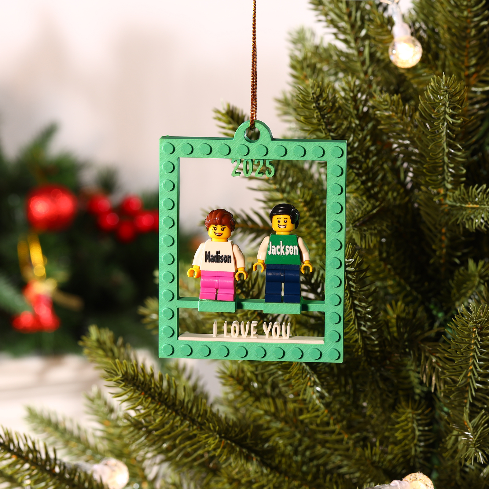 Personalised Minifigure Christmas Ornament
