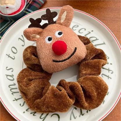 Christmas Santa & Reindeer Hair Scrunchies-Jessemade AU