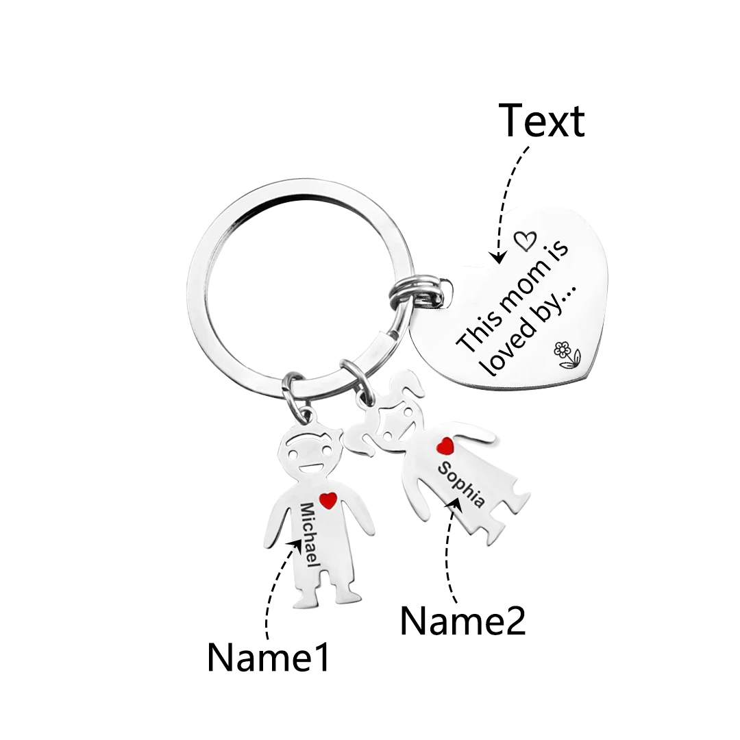 [Copy]Personalised Women Wallet Gift Set 1 Name & Birthflower Wallet 2 Dolls Keychain Gift Box Set Christmas Gifts