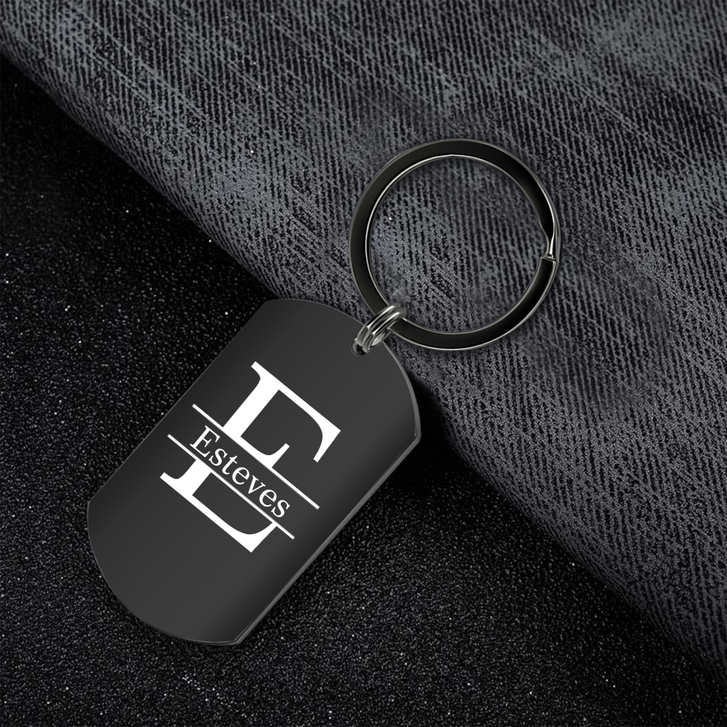 Personalised Photo Keychain Custom Name Photo Letter Valentines Day Gift for Him or Her