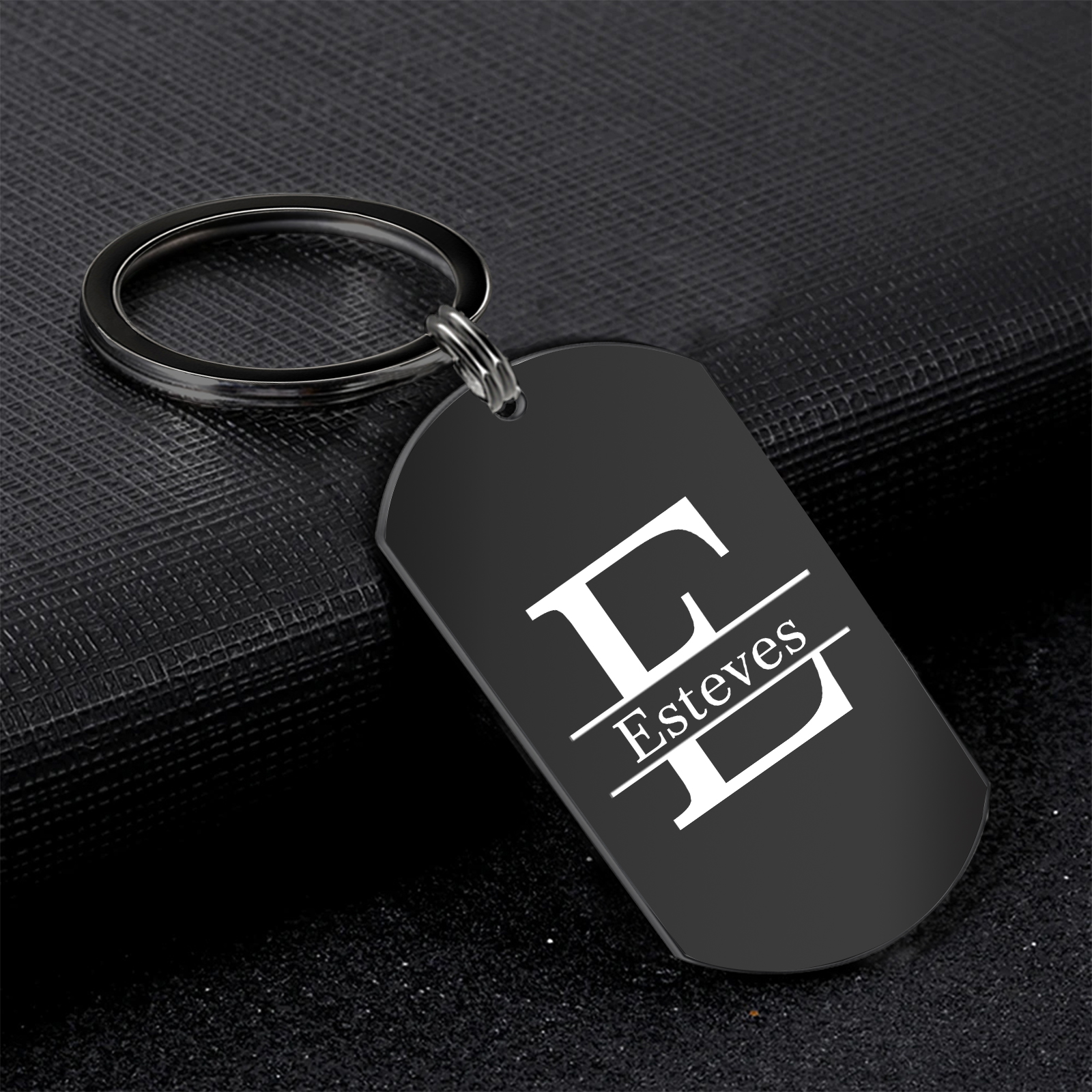 Personalised Photo Keychain Custom Name Photo Letter Valentines Day Gift for Him or Her