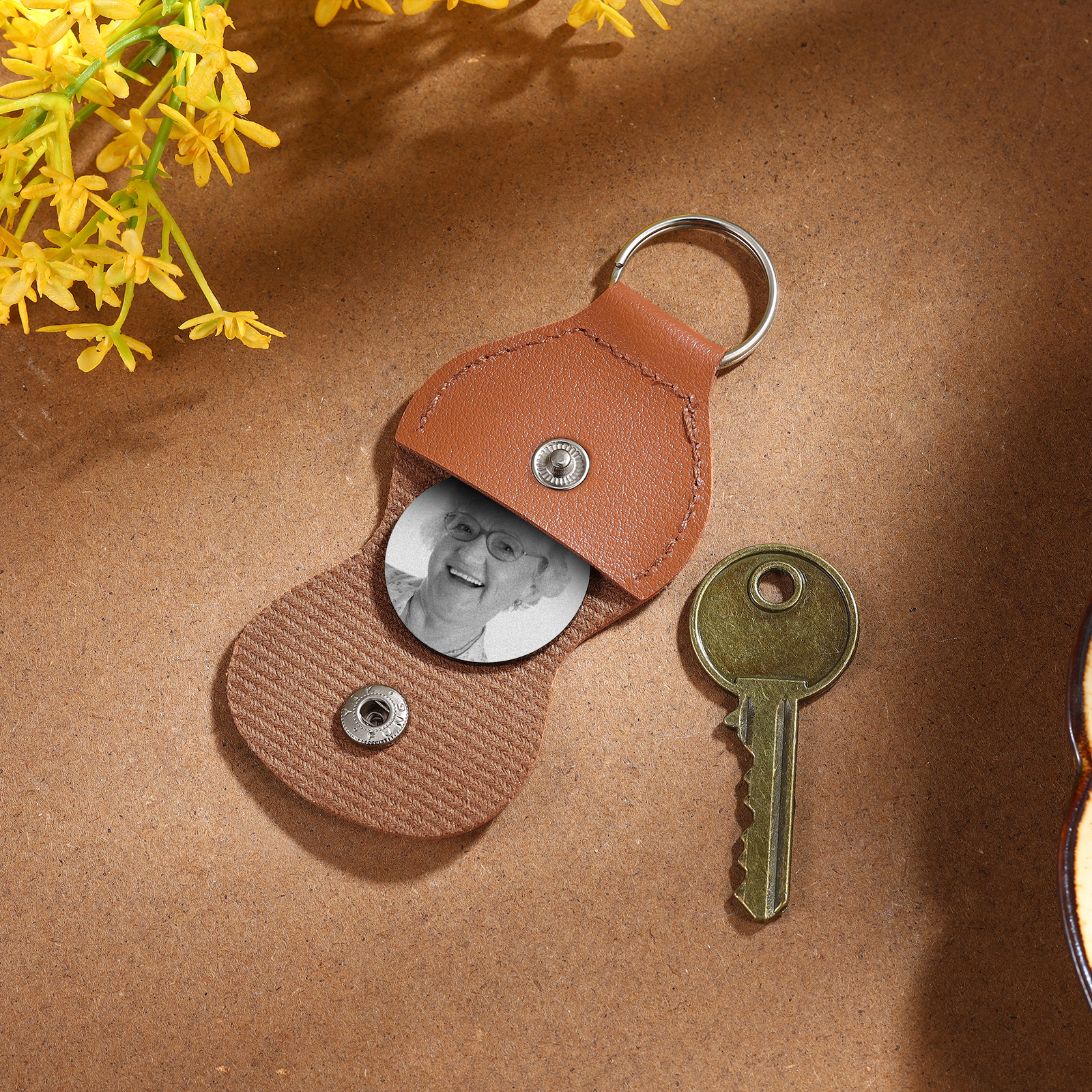 Personalised Photo Keyring with Hidden Message – A Hug from Heaven | Jessemade