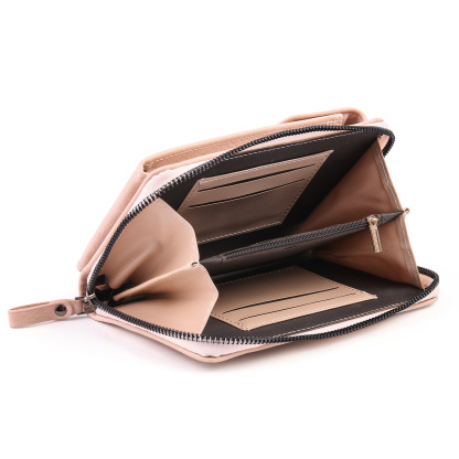 Personalised Crossbody Phone Purse Custom 1-6 Names & Birthflower Wallet Birthday Gift for Nan | Jessemade