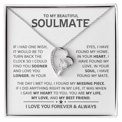 Soulmate Heart Necklace Gift for Her – Sentimental Jewellery | Jessemade