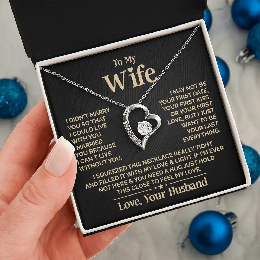 To My Wife Heart Necklace -Women's Necklace Valentine’s Day Gifts for Wife | Jessemade