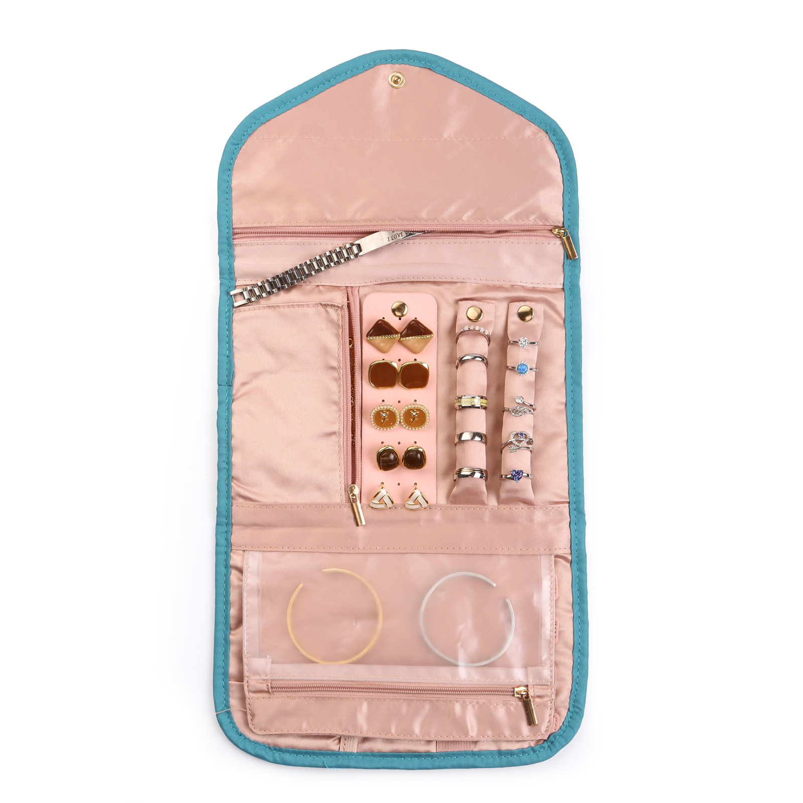 Personalised Name Multi-Functional Storage Jewelry Bag Custom Makeup Bag Jewelry Storage Gifts for Her-Jessemade AU