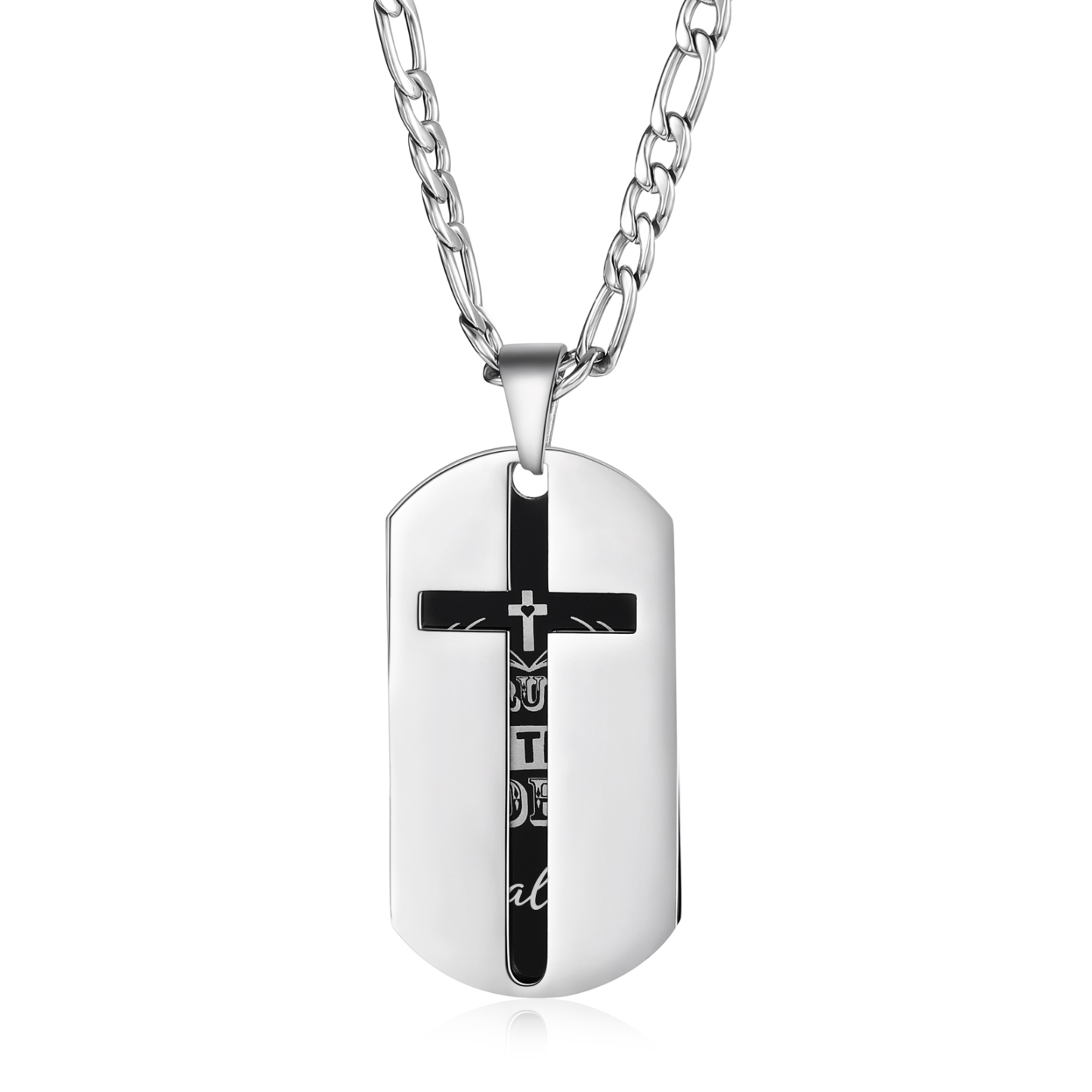 Trust in The Lord Proverbs 3:5 Personalised Cross Necklace Unique Gift for Him-Jessemade AU