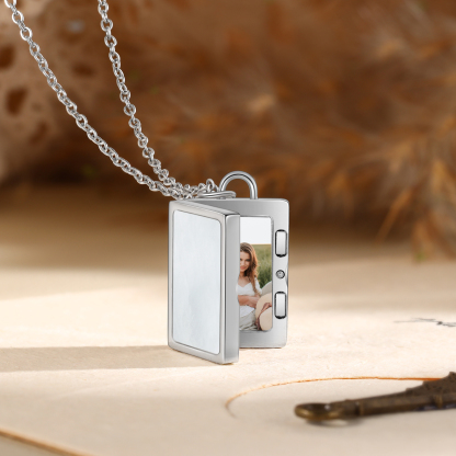 Personalised 2 Photos Frame Necklace A Heartwarming Custom Gift for Her