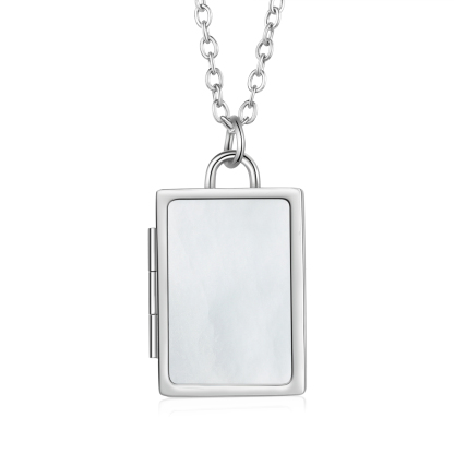 Personalised 2 Photos Frame Necklace A Heartwarming Custom Gift for Her
