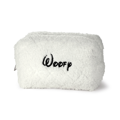 Personalised Embroidered Makeup Bag Bridesmaid Cosmetic Bag Leather Toiletry Bag Christmas Gift Bridesmaid Gift Bridal Shower Gift