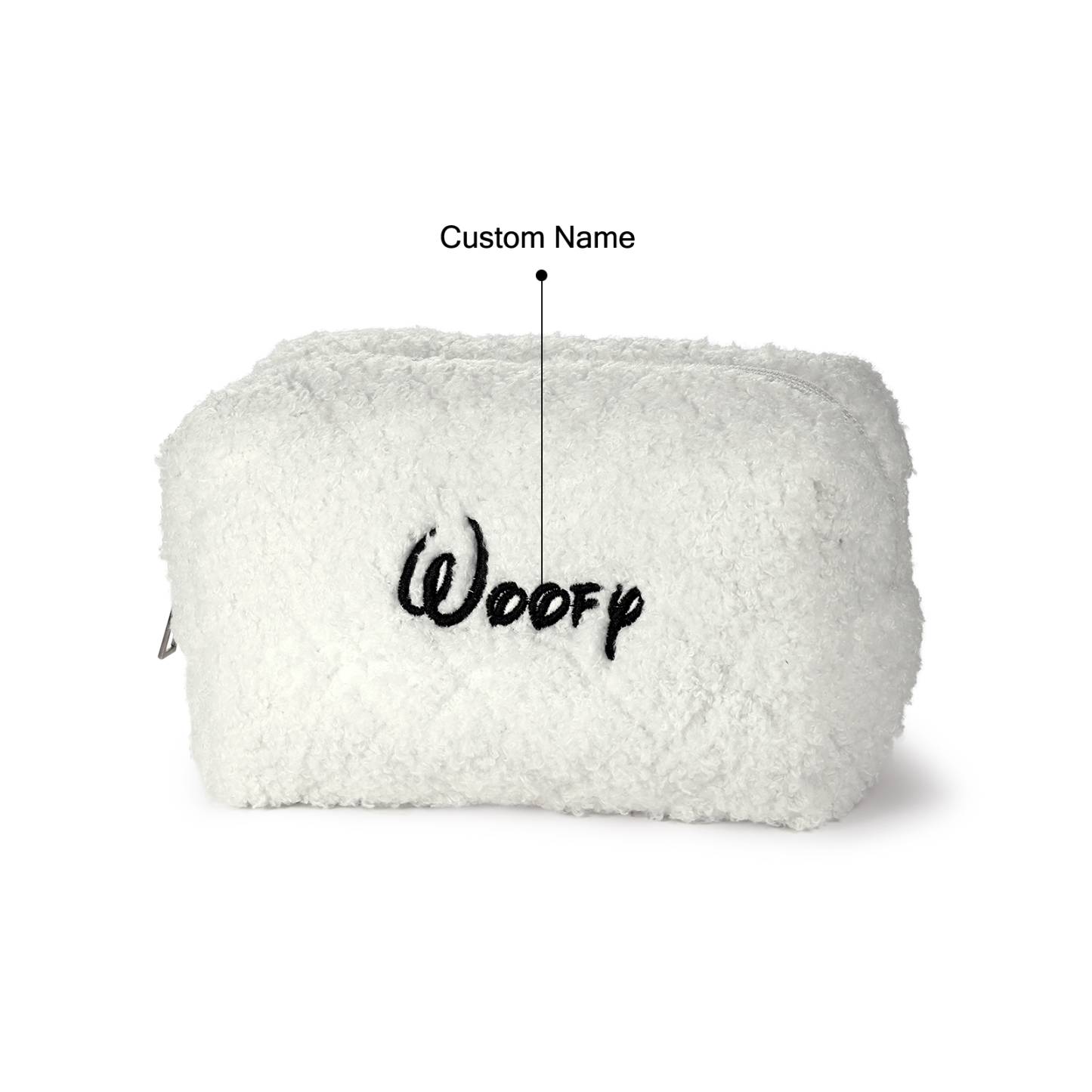 Personalised Embroidered Makeup Bag Bridesmaid Cosmetic Bag Leather Toiletry Bag Christmas Gift Bridesmaid Gift Bridal Shower Gift