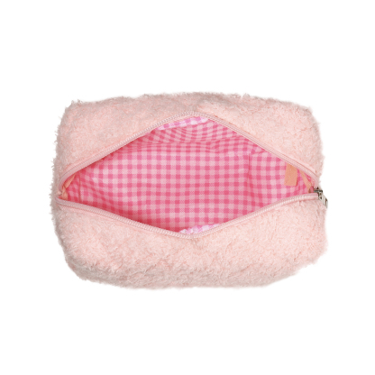 Personalised Embroidered Makeup Bag Bridesmaid Cosmetic Bag Leather Toiletry Bag Christmas Gift Bridesmaid Gift Bridal Shower Gift