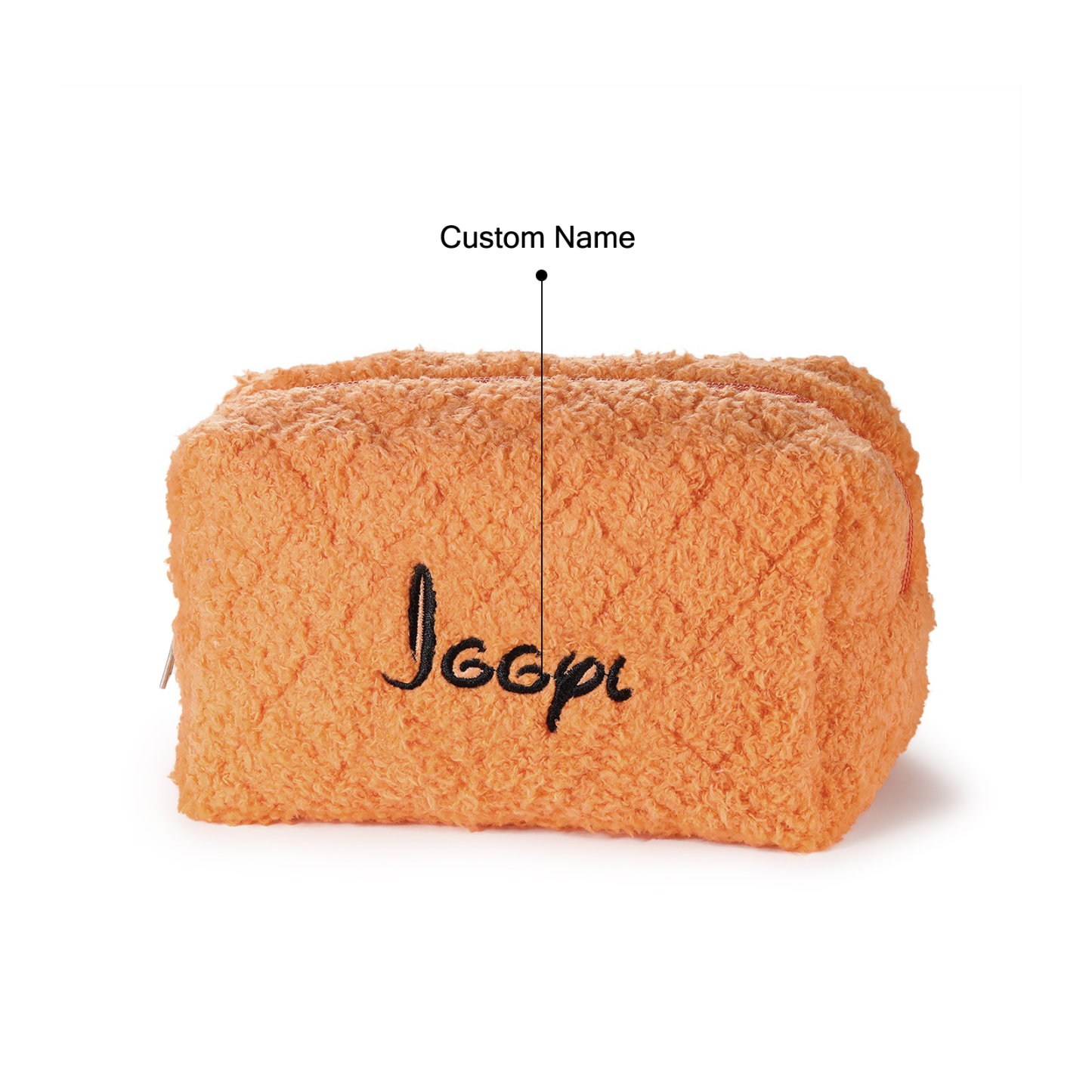 Personalised Embroidered Makeup Bag Bridesmaid Cosmetic Bag Leather Toiletry Bag Christmas Gift Bridesmaid Gift Bridal Shower Gift