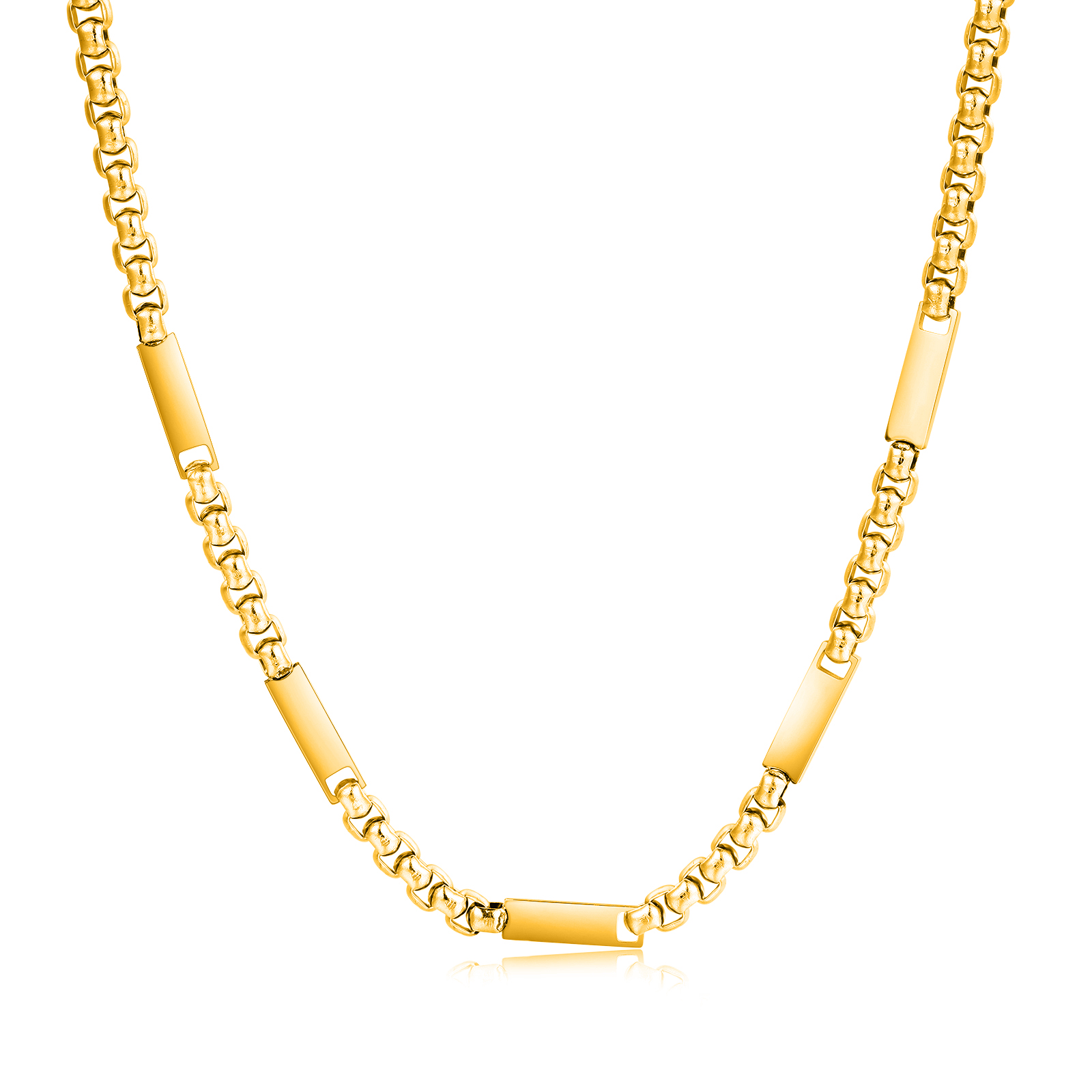 5 Names Personalised Father’s Day Necklace – Custom Engraved Chain for Dad | Jessemade