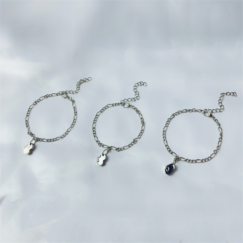 Magnetic Interlocking Puzzle Charm Bracelet Set Silver Chain Design for Friends and Family-Jessemade AU