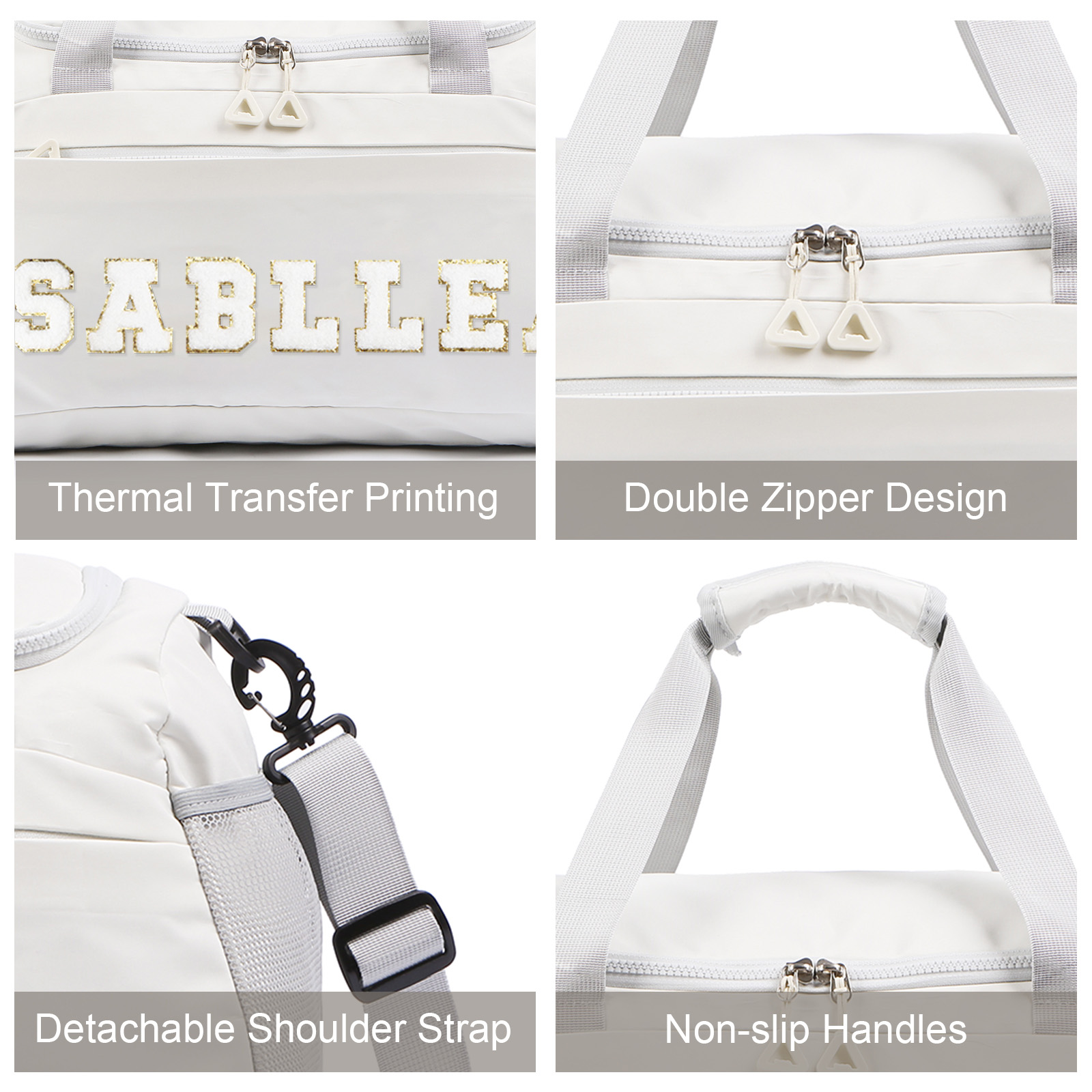 Personalised Duffel Bag with Custom Name The Perfect Sports & Travel Companion-Jessemade AU