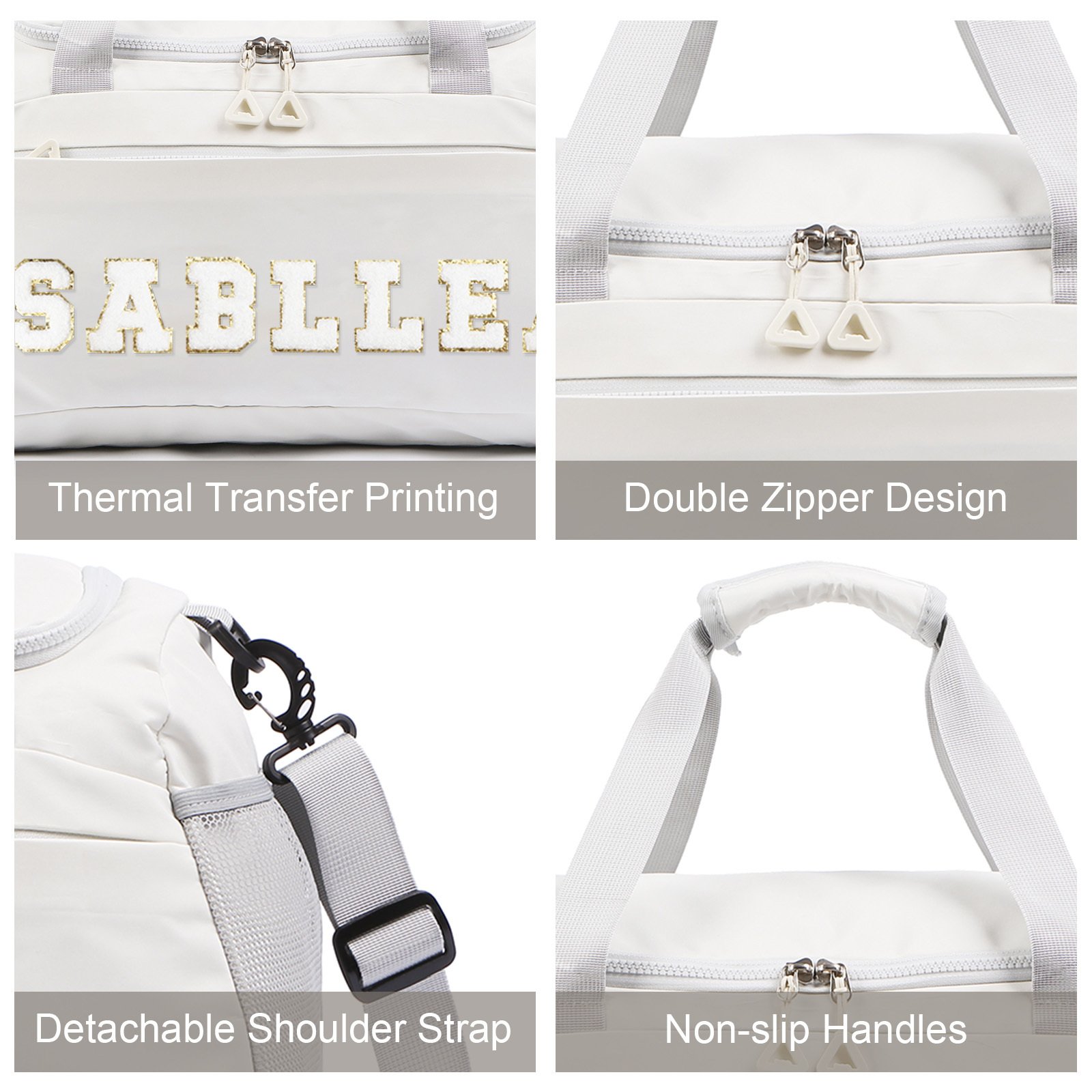 Personalised Duffel Bag with Custom Name The Perfect Sports & Travel Companion-Jessemade AU