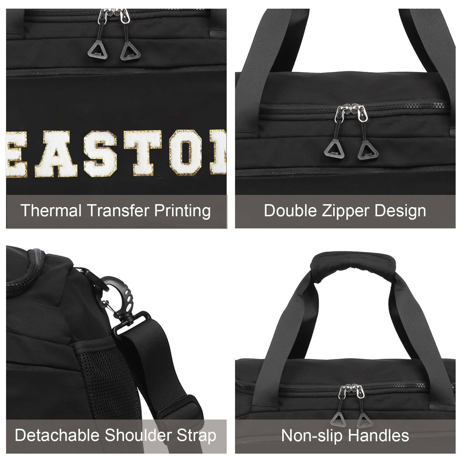 Personalised Duffel Bag with Custom Name The Perfect Sports & Travel Companion-Jessemade AU