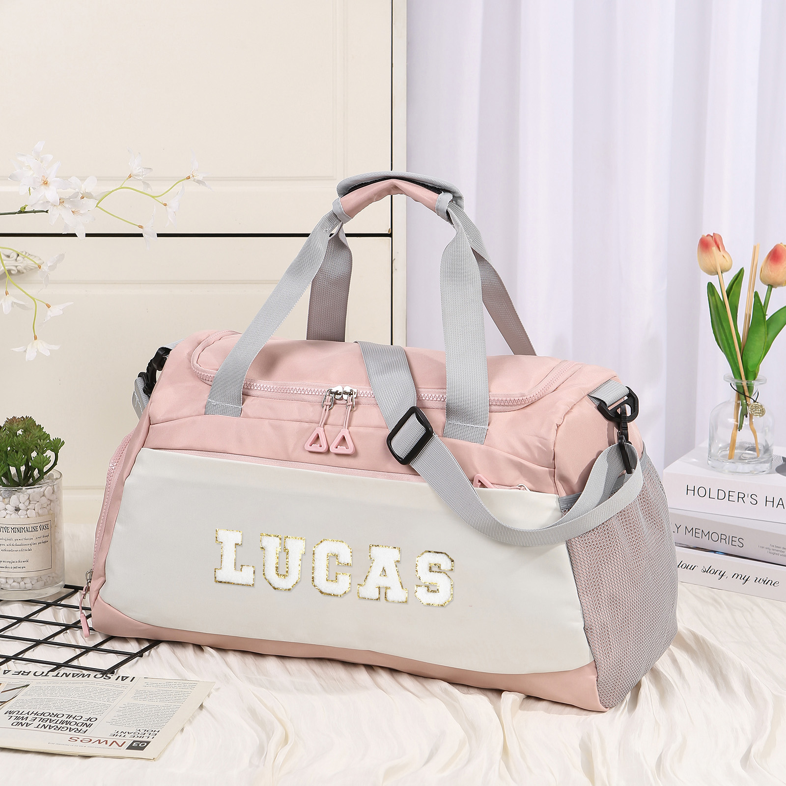 Personalised Duffel Bag with Custom Name The Perfect Sports & Travel Companion-Jessemade AU