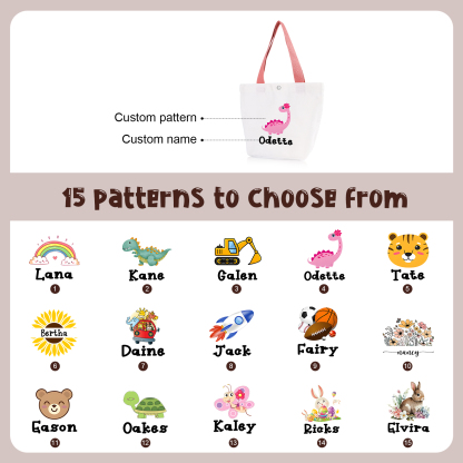 Personalised Back to School Tote Bag for Kids with Custom Name - Back to School Gift | Jessemade