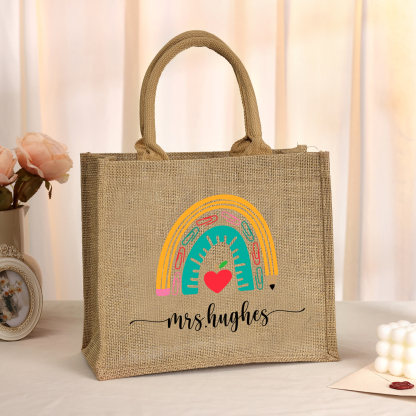 Personalised Graduation Canvas Tote Bag – Custom Name Gift for Graduation | Jessemade