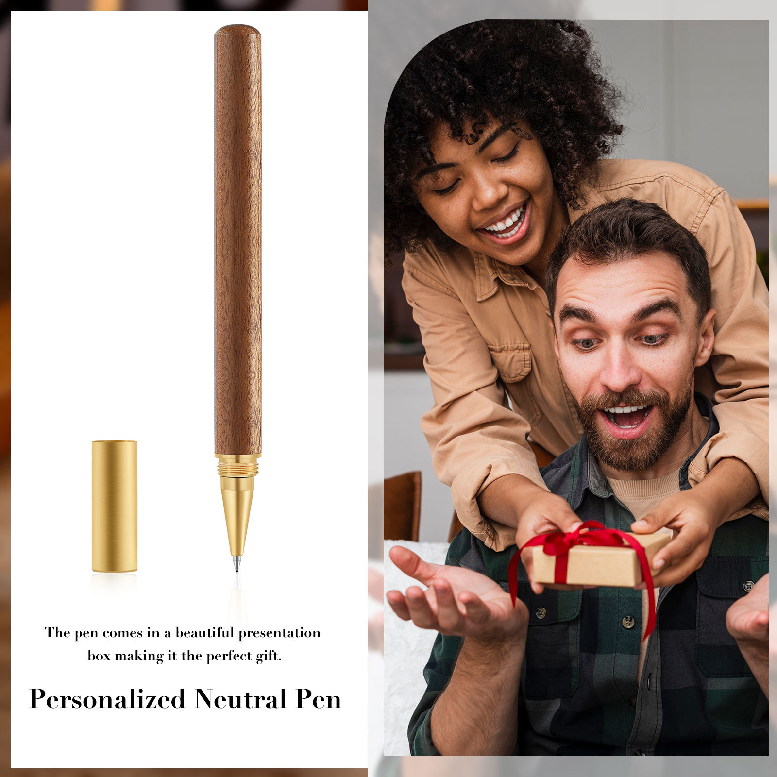 Wallet Gift Set Men Photo Wallet Custom with Name Photo Letter Personalised Photo Keychain Gift for Him