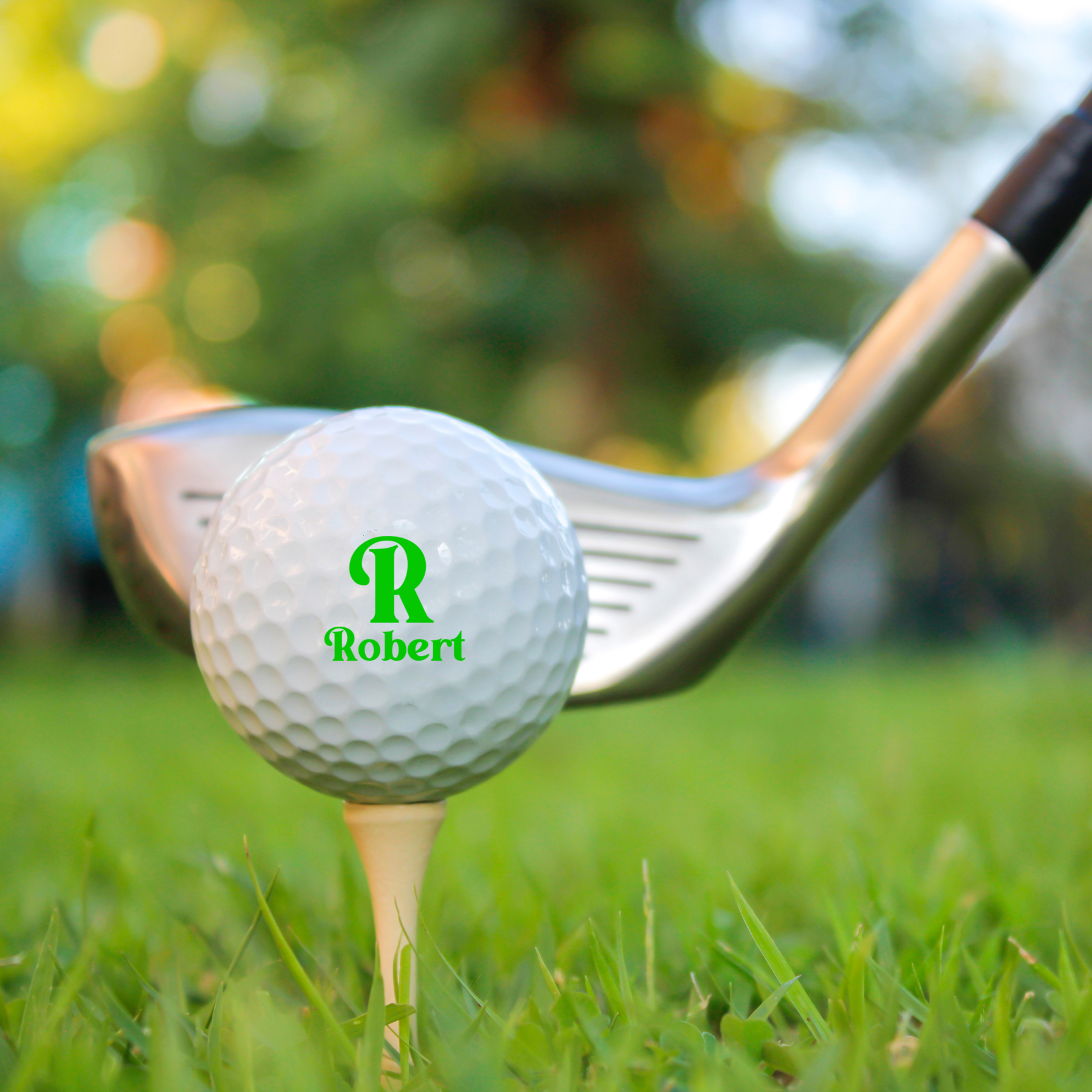 Personalised Wooden Golf Stamp Custom Golf Ball Marker Essential Golf Accessories Gift for Him