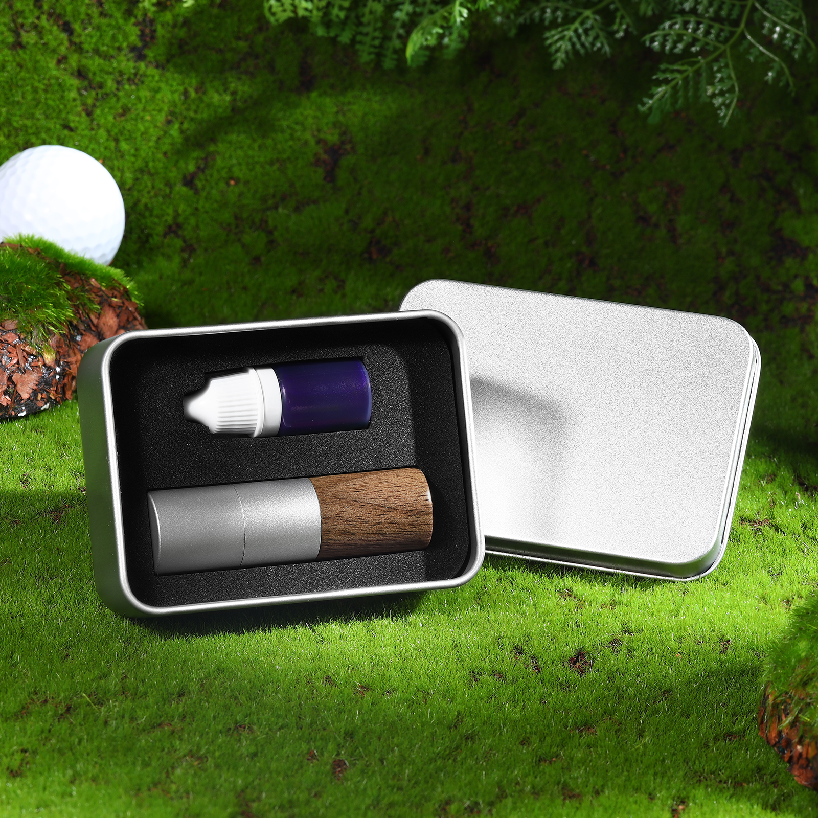 Personalised Wooden Golf Stamp Custom Golf Ball Marker Essential Golf Accessories Gift for Him