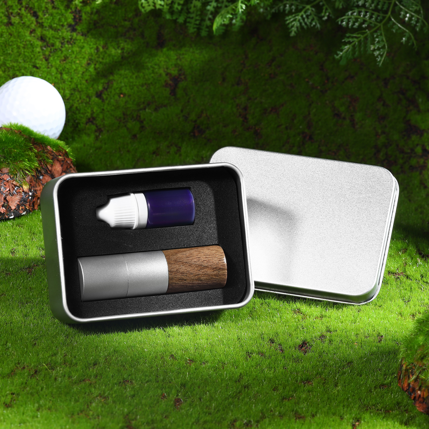 Personalised Wooden Golf Stamp Custom Golf Ball Marker Essential Golf Accessories Gift for Him