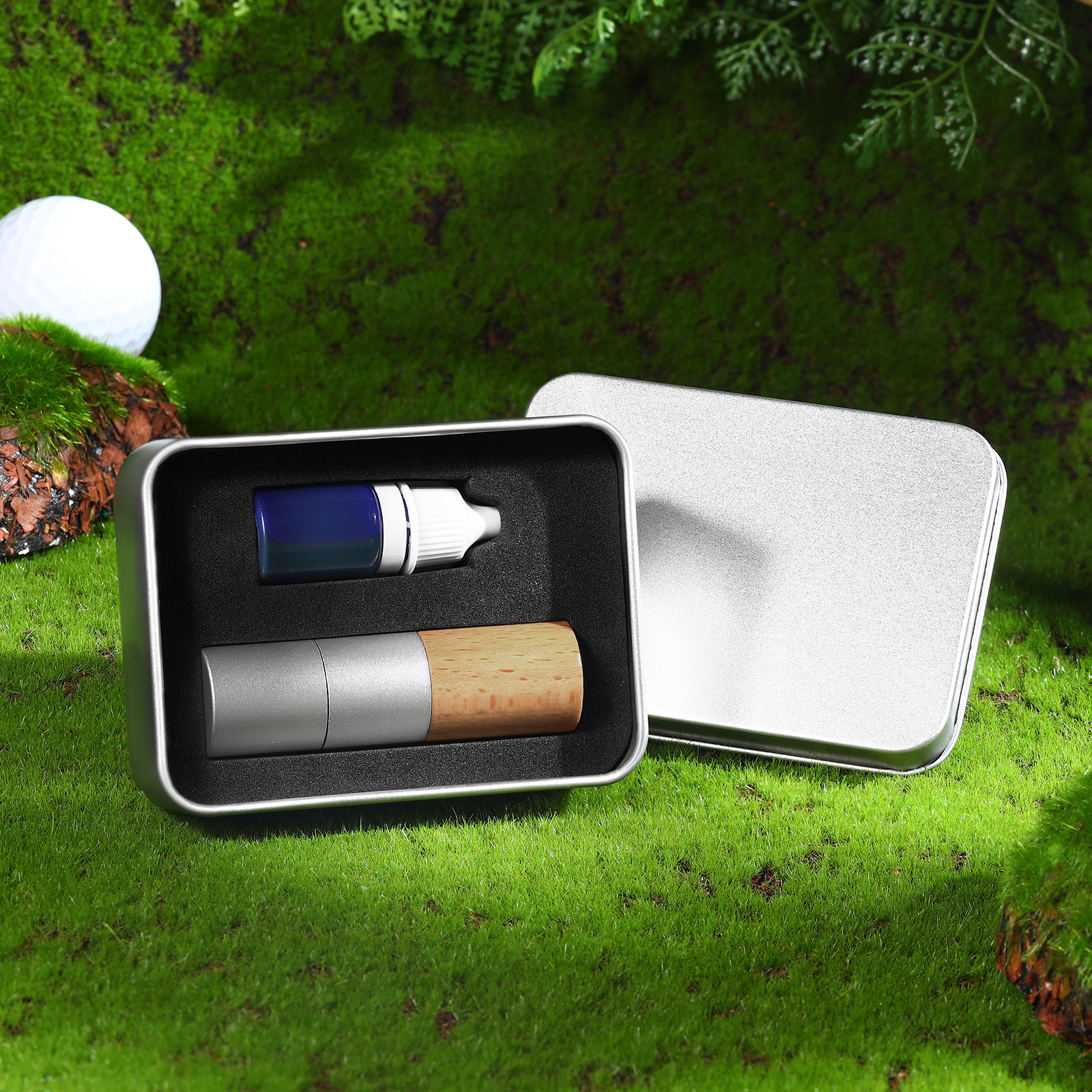 Personalised Wooden Golf Stamp Custom Golf Ball Marker Essential Golf Accessories Gift for Him