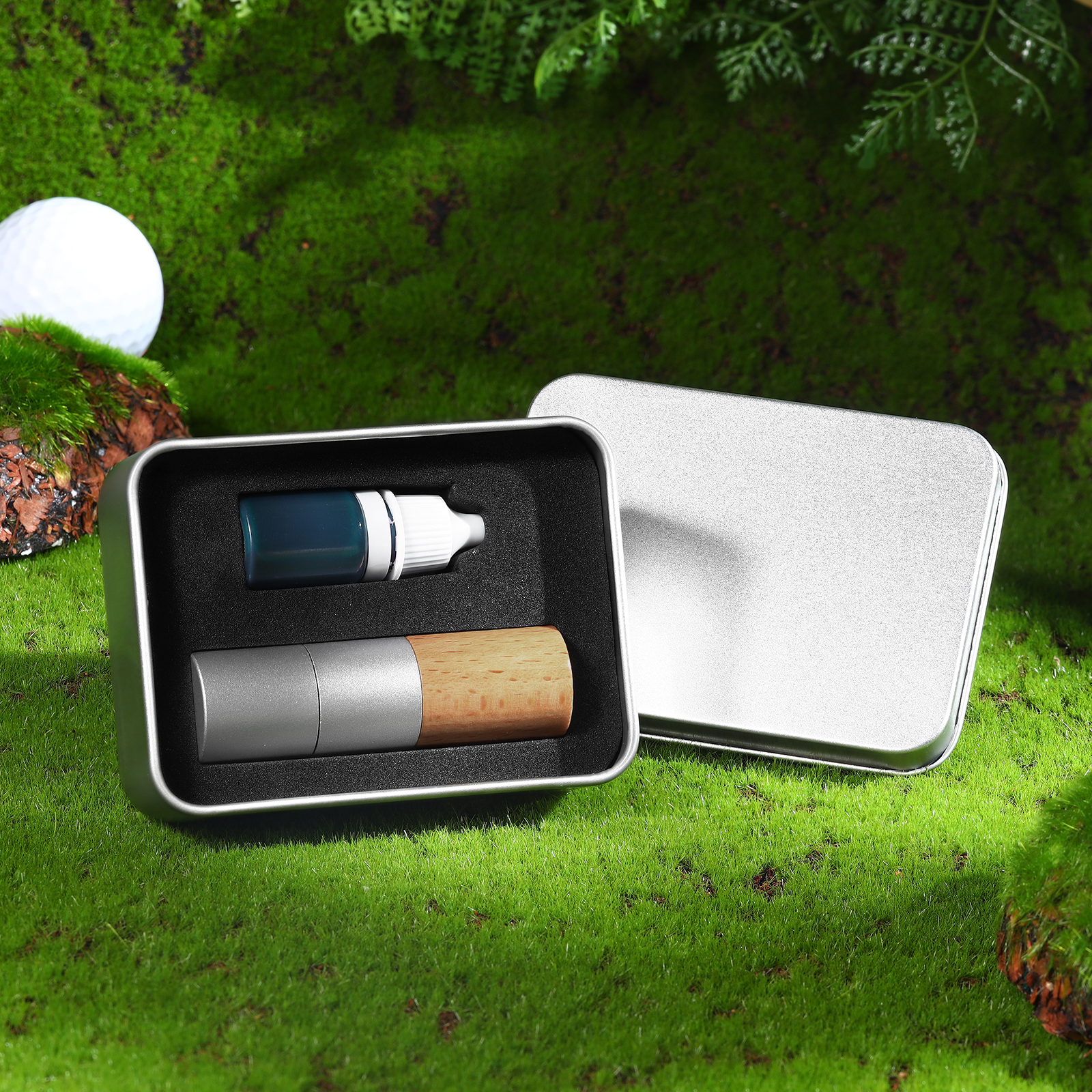 Personalised Wooden Golf Stamp Custom Golf Ball Marker Essential Golf Accessories Gift for Him