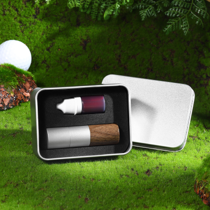 Personalised Wooden Golf Stamp Custom Golf Ball Marker Essential Golf Accessories Gift for Him