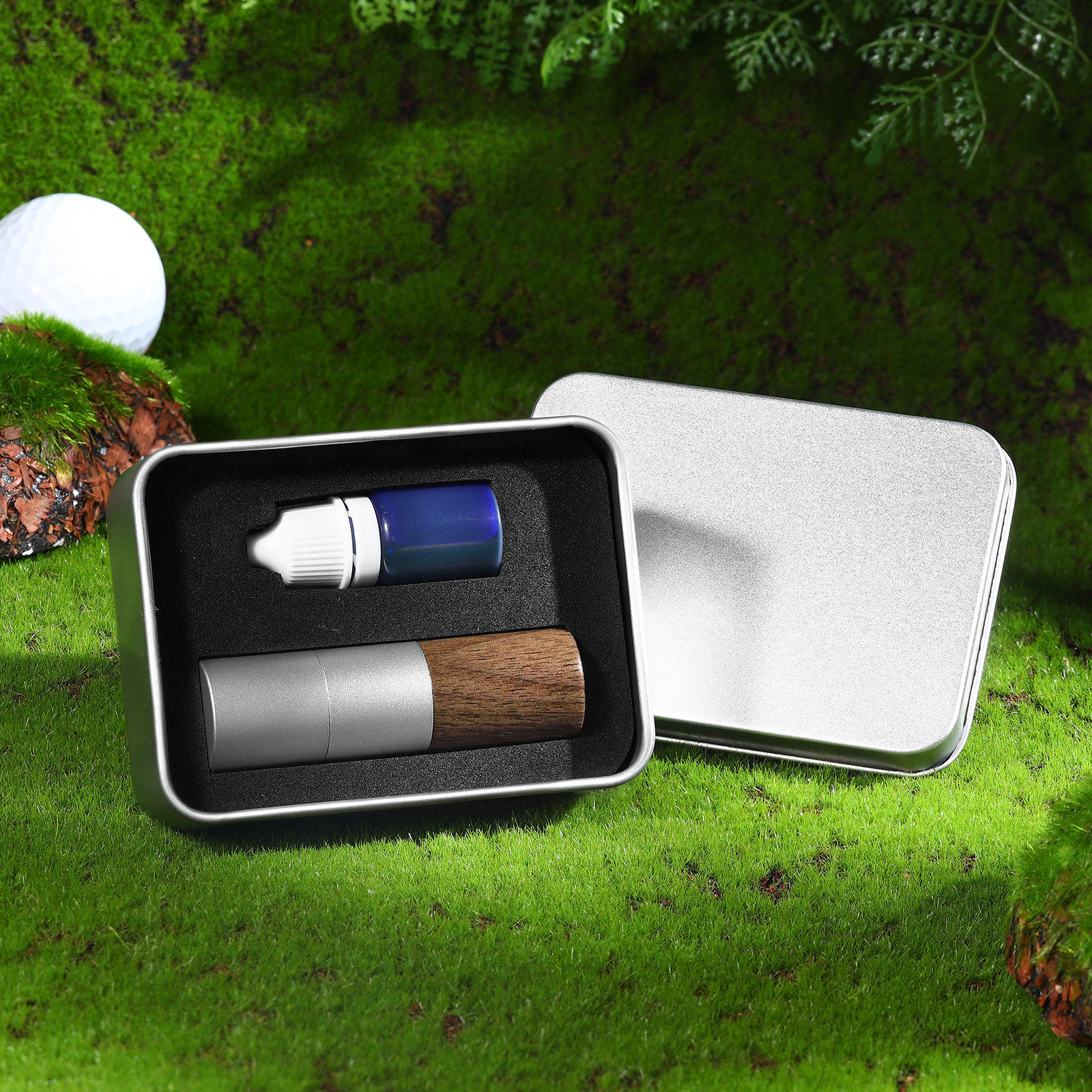 Personalised Wooden Golf Stamp Custom Golf Ball Marker Essential Golf Accessories Gift for Him