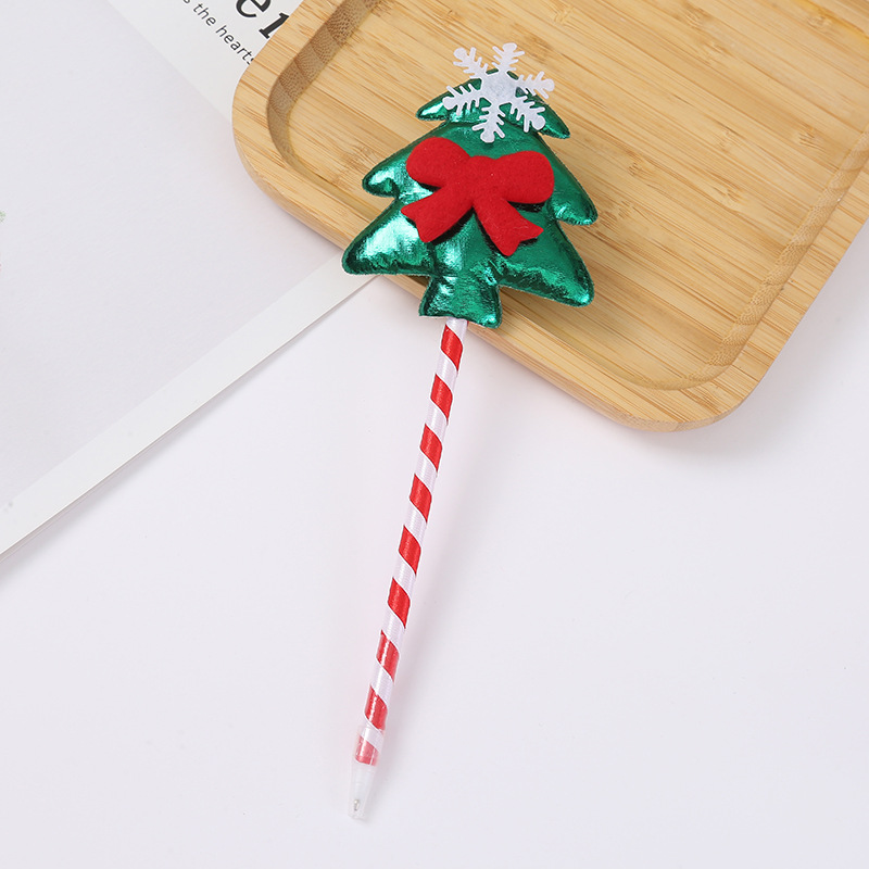 Festive Christmas Ballpoint Pens Holiday Decoration and Gift
