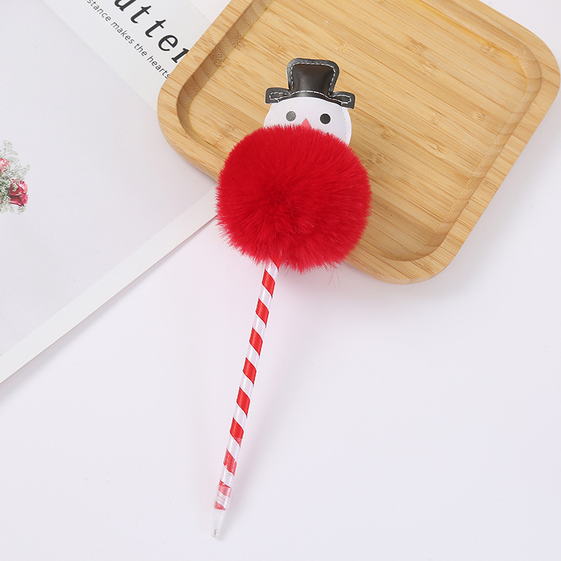 Festive Christmas Ballpoint Pens Holiday Decoration and Gift