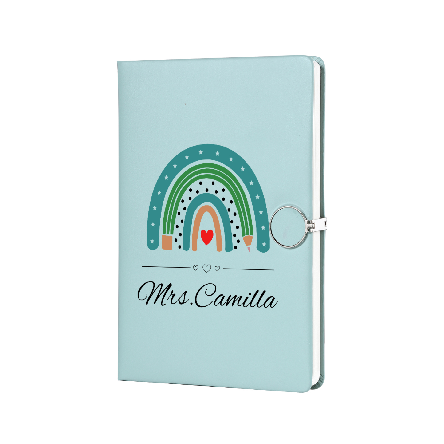 Personalised Rainbow A5 Notebook Gift Set with Name – Thoughtful Stationery Present | Jessemade