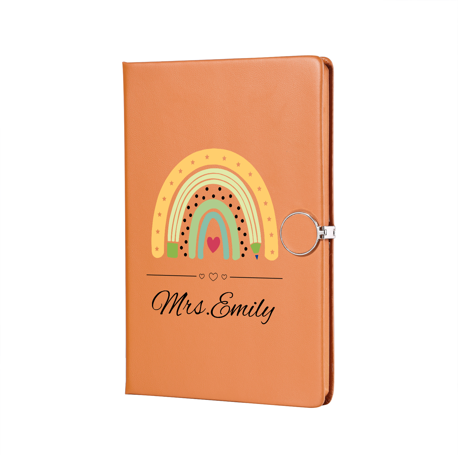 Personalised Rainbow A5 Notebook Gift Set with Name – Thoughtful Stationery Present | Jessemade